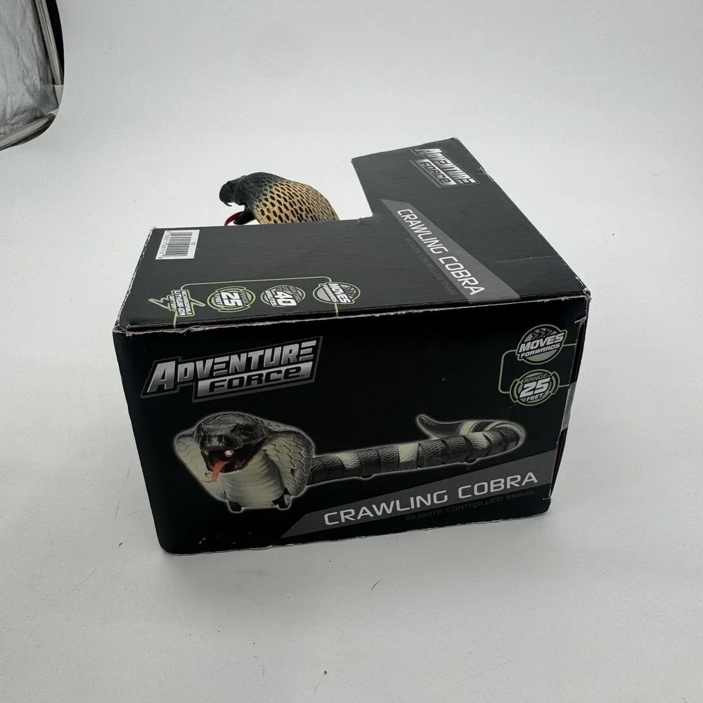 Adventure Force Crawling Cobra RC Remote Control Snake Sidewinding Tongue LED
